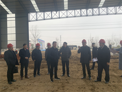 萬人助萬企，節(jié)后送關(guān)懷——上級部門領(lǐng)導(dǎo)視察永和集團城陽城拌合站建設(shè)情況！
